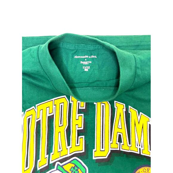 KIDS NOTRE DAME ABERCROMBIE SHIRT - Picture 2 of 3